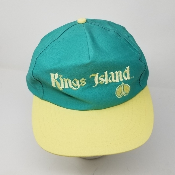Vintage Kings Island Amusement Park Embroidered Snapback Hat Taiwan OSFA Ohio - Picture 5 of 11